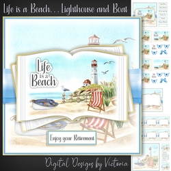 Life is a Beach...Lighthouse and Boat