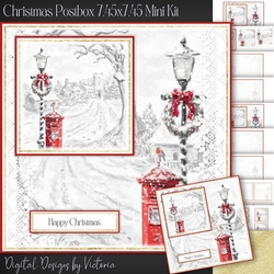 Christmas Postbox 7.45x7.45 Mini Kit