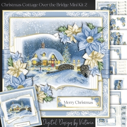 Christmas Cottage Over the Bridge Mini Kit 2