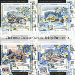 Christmas Cottage Over the Bridge Bumper Kit
