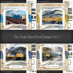 The Train Open Book Bumper Set 2
