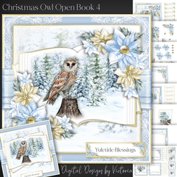 Christmas Owl Open Book 4