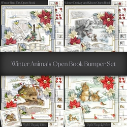 Winter Animals Open Book Bumper Set