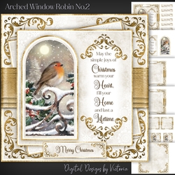 Arched Window Robin No.2