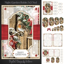 Night Garden Robin 7x5 No.1