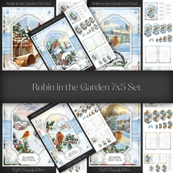 Robin in the Garden 7x5 Set