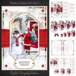 Santa Claus 7x5 No.5