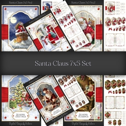 Santa Claus 7x5 Set