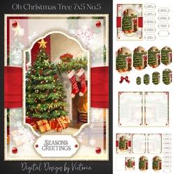 Oh Christmas Tree 7x5 inch No.5