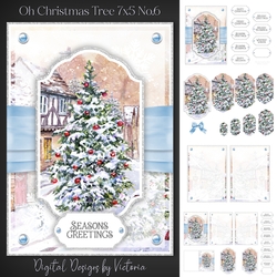 Oh Christmas Tree 7x5 inch No.6