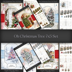 Oh Christmas Tree 7x5 inch Set