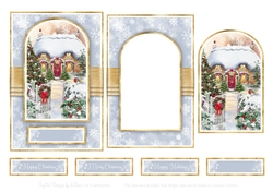 Christmas 6x4 inch Quick Card No.1