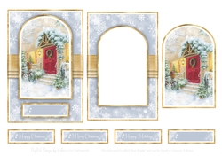 Christmas 6x4 inch Quick Card No.3