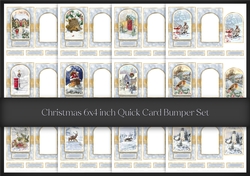 Christmas 6x4 inch Quick Card Bumper Set