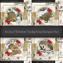 Arched Window Hedgehog Bumper Set