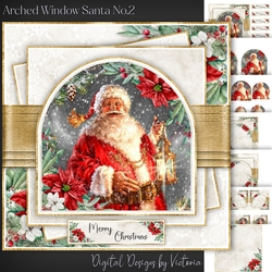 Arched Window Santa No.2