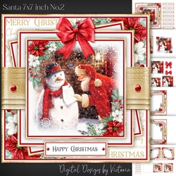 Santa 7x7 inch No.2