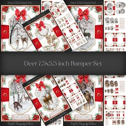 Deer 7.5x5.5 inch Bumper Ser