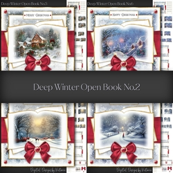 Deep Winter Open Book Bumper Set 2