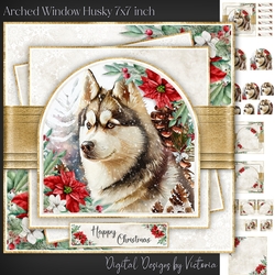 Arched Window Husky 7x7 inch