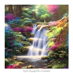 The Waterfall 7x7 inch No.5