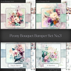 Peony Bouquet Bumper Set No.3
