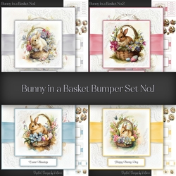 Bunny in a Basket Bumper Set No.1