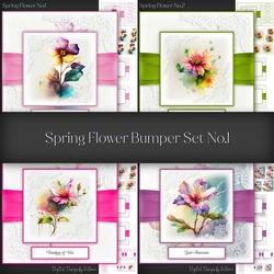 Spring Flower Bumper Set No.1