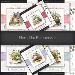 Floral Hat Bumper Set