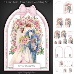 Cut and Fold Flower Arch Wedding No.2