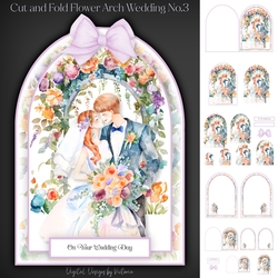 Cut and Fold Flower Arch Wedding No.3