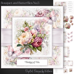 Bouquet and Butterflies No.5