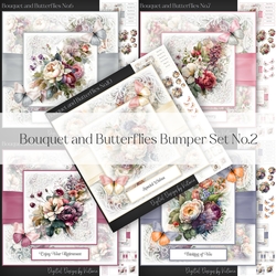 Bouquet and Butterflies Bumper Set No.2