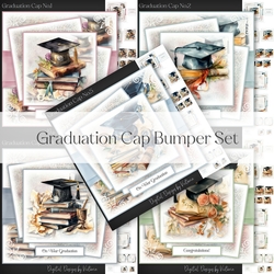 Graduation Cap Bumper Set