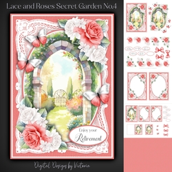 Lace and Roses Secret Garden No.4
