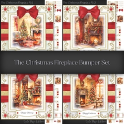 The Christmas Fireplace Bumper Set