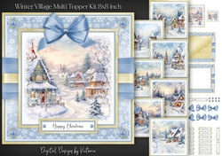 Winter Village Multi Topper Kit 8x8 inch