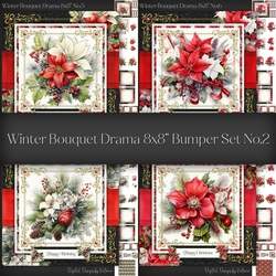 Winter Bouquet Drama 8x8 inch Bumper Set No.2