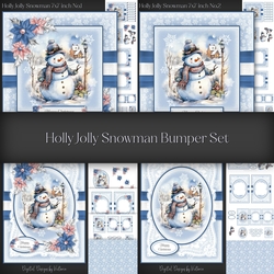 Holly Jolly Snowman Bumper Set