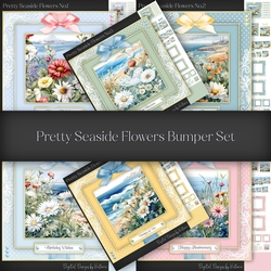 Pretty Seaside Flowers Bumper Set