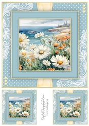 Pretty Seaside Flowers Toppers No.3