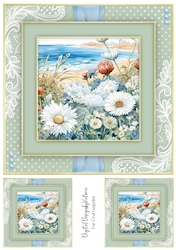 Pretty Seaside Flowers Toppers No.9
