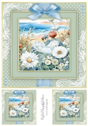 Pretty Seaside Flowers Toppers No.10