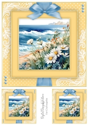 Pretty Seaside Flowers Toppers No.12