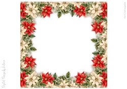 Poinsettia 8x8 inch No.3