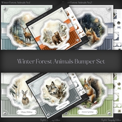Winter Forest Animals Bumper Set