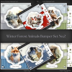 Winter Forest Animals Bumper Set No.2