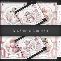 Rosy Snowman Bumper Set