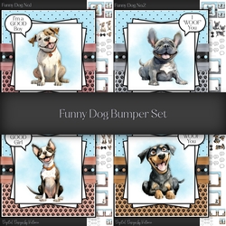 Funny Dog Bumper Set