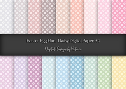 Easter Egg Hunt Daisy A4 Paper